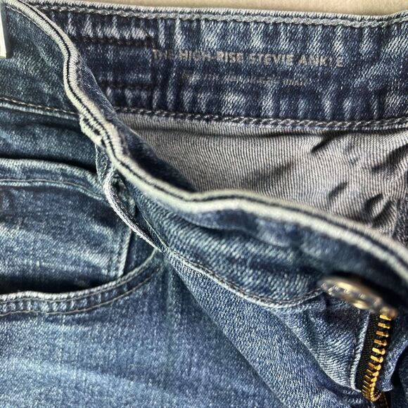 AG Adriano Goldschmied Jeans Womens 30 x 27 Anthropologie The Stevie Ankle Blue - Picture 5 of 16